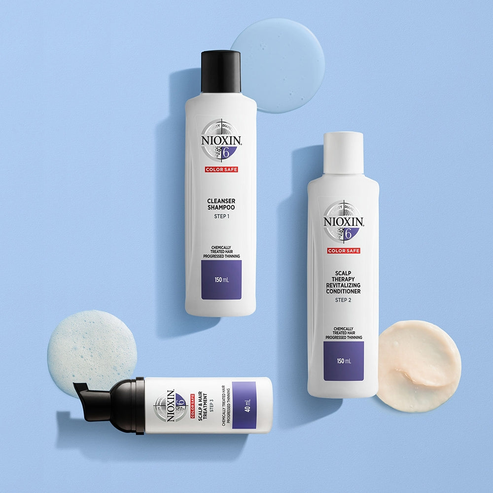 Nioxin Kit Trifasico Sistema 6 Per Capelli Trattati Chimicamente e Assottigliati-4