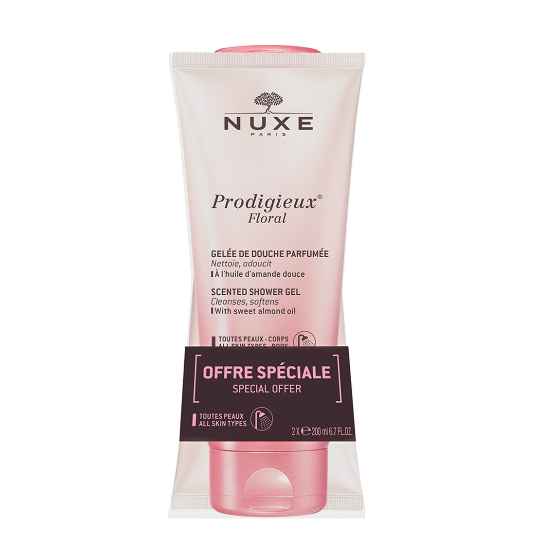 Nuxe Duo Prodigieux Floral Gelée de Douche Parfumée