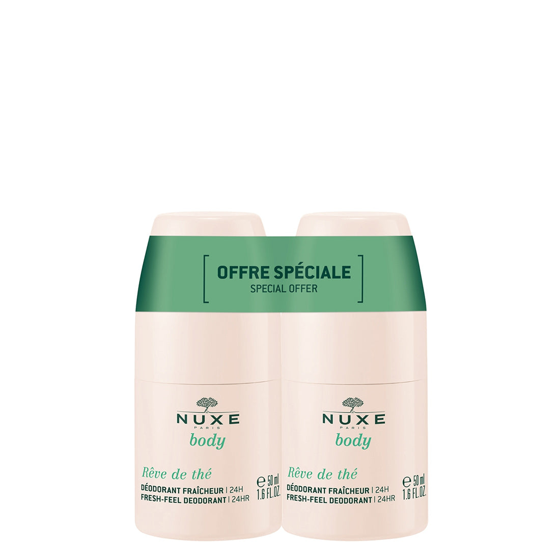 Nuxe Duo Reve de Thè; Deodorant Fricheur 24H