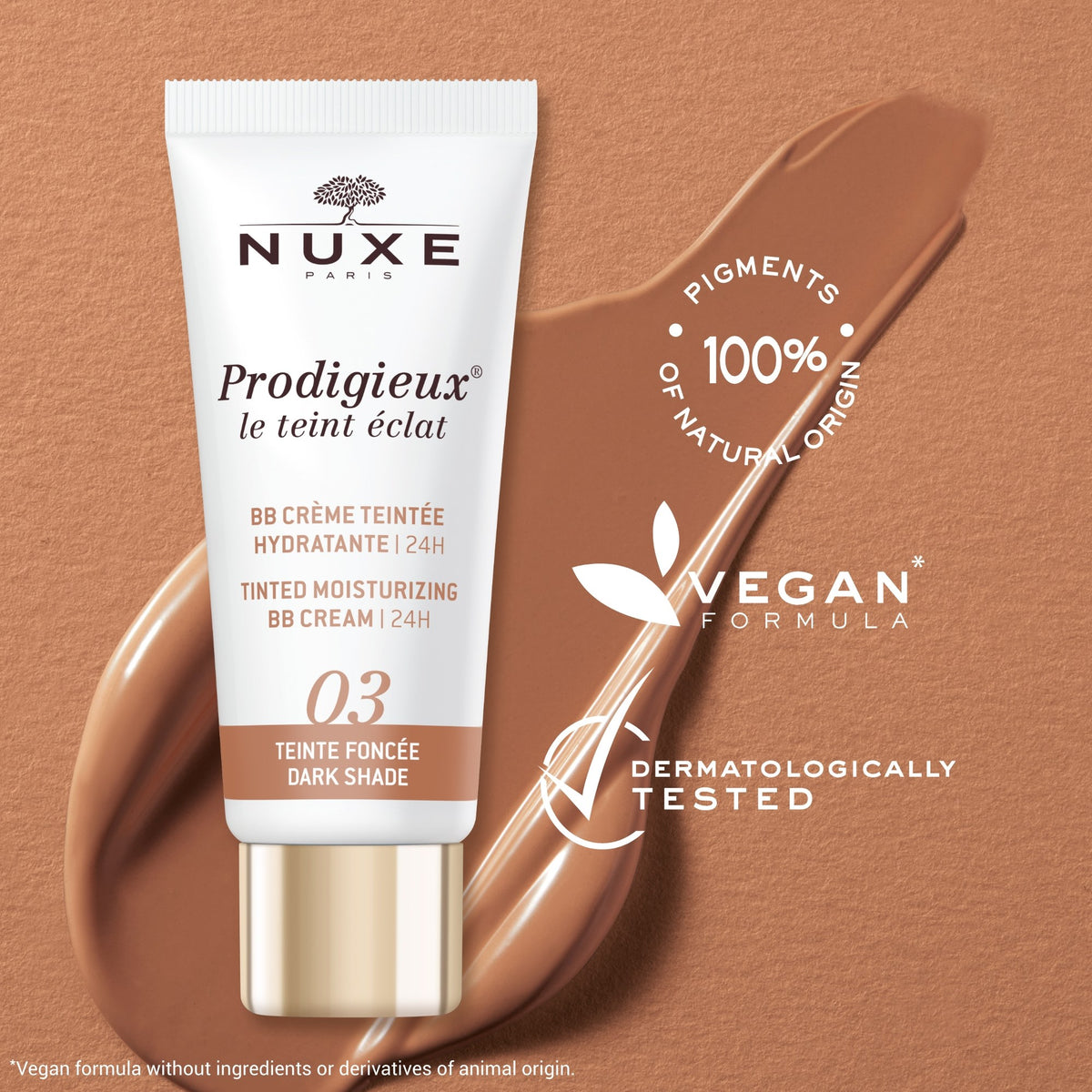 Nuxe Prodigieux Le Teint Éclat 03 Tonalità Scura-3