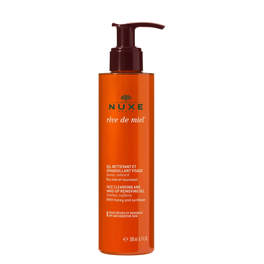 Nuxe Reve de Miel Gel nettoyant et démaquillant visage