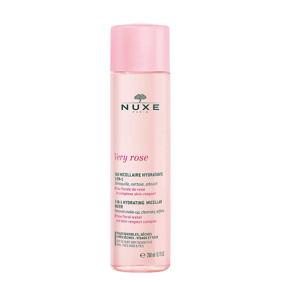 Nuxe Very Rose Eau Micellaire Hydratante 3-en-1