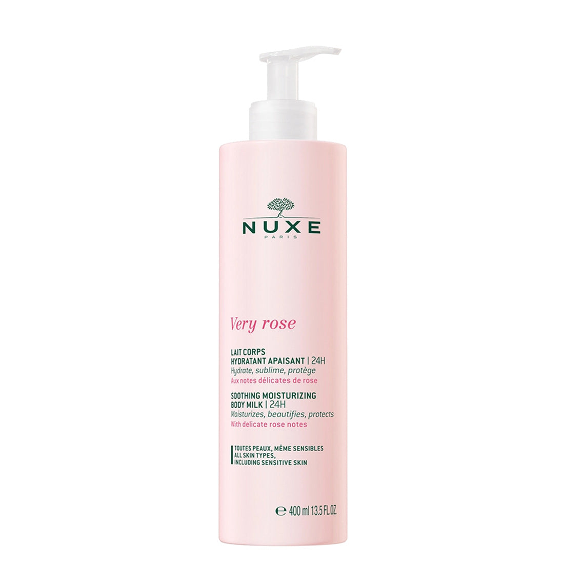 Nuxe Very Rose Lait Corps Hydratant Apaisant 24H