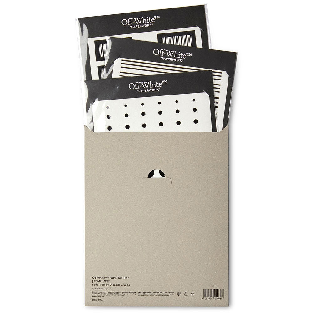 Off-White Paperwork Face & Body Stencils-3