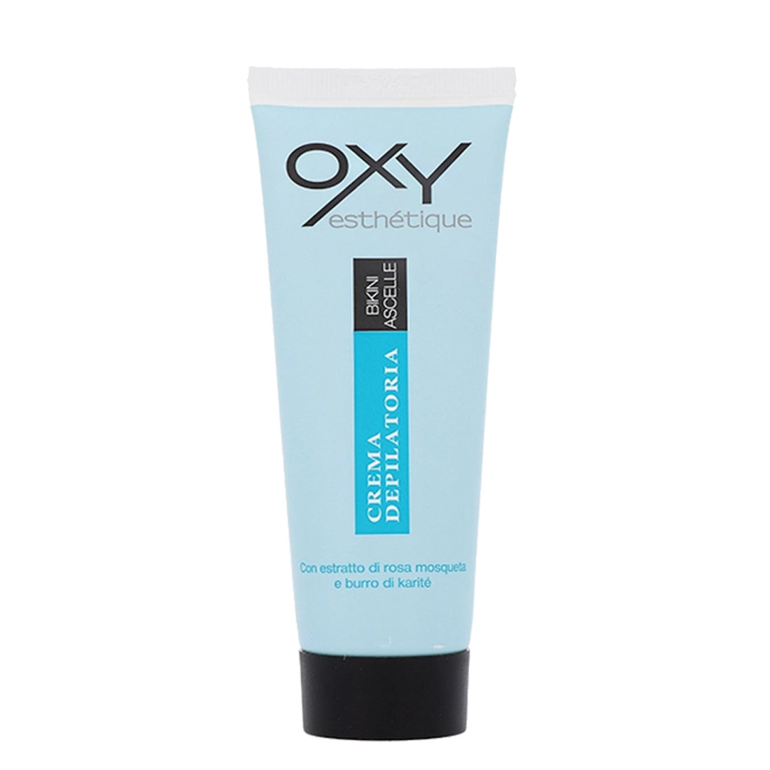 Oxy Crema Depilatoria Bikini e Ascelle con Estratto di Rosa Canina e Burro di Karité