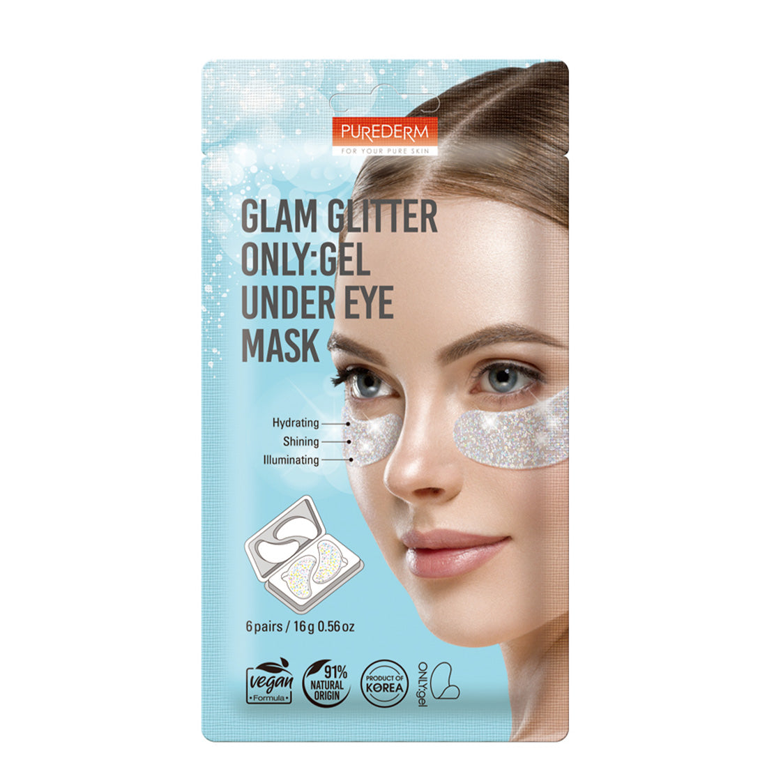 PUREDERM Glam Glitter Only Gel Under Eye Mask