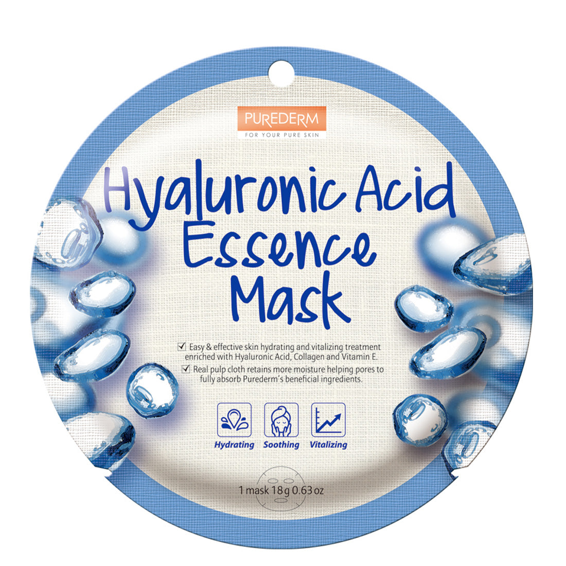 PUREDERM Hyaluronic Acid Essence Mask