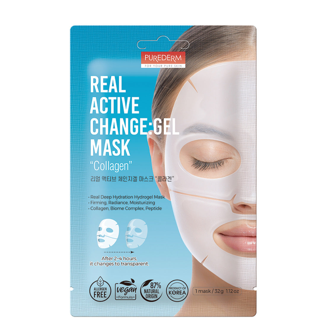 PUREDERM Real Active Change Gel Mask