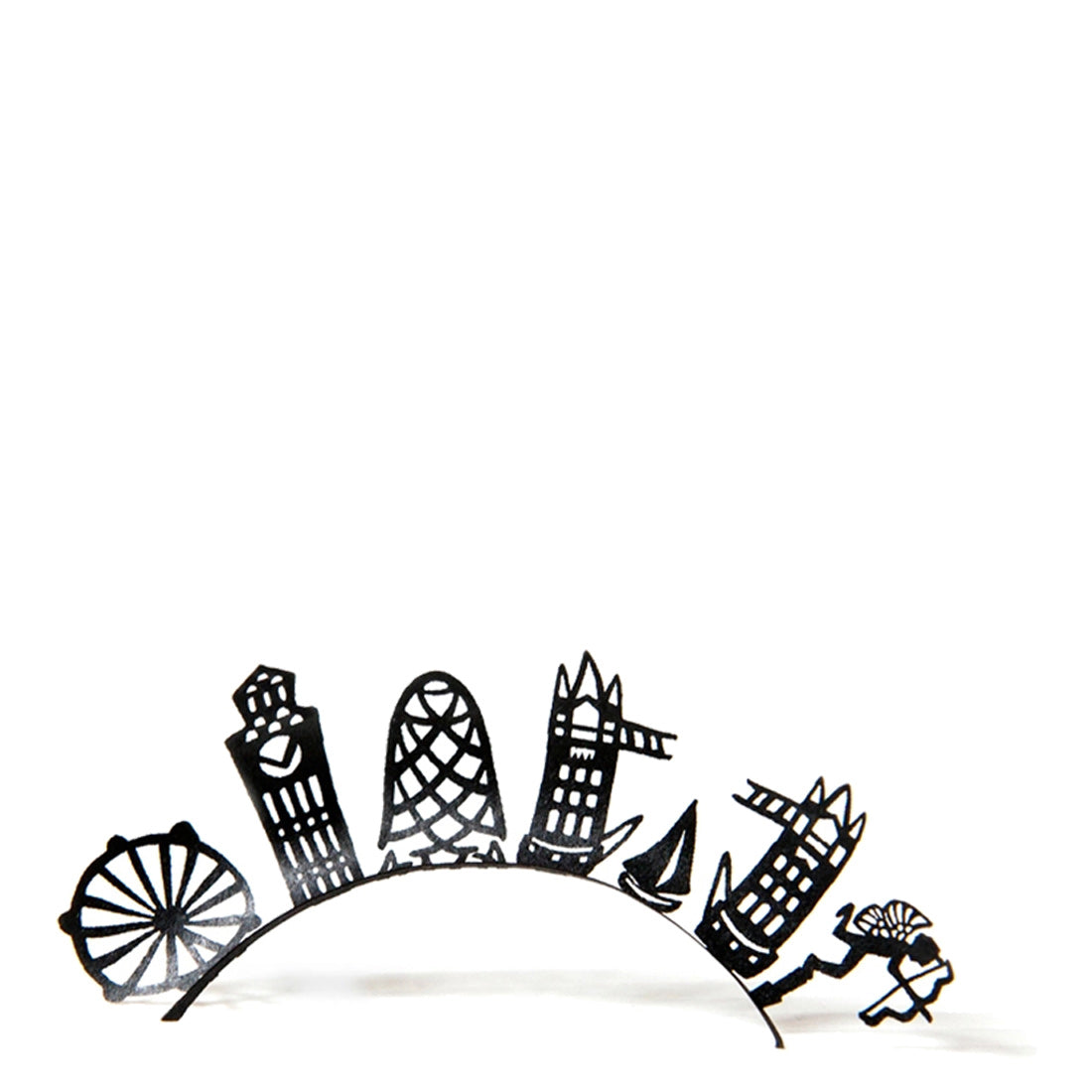 Paperself Paper Eyelashes London Skyline