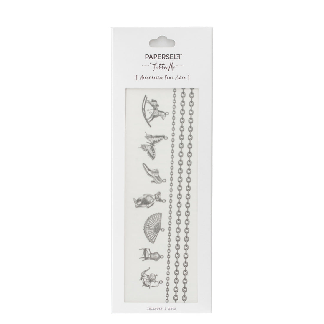 Paperself Temporary Tattoos My Favourite Things Girls Charme Bracelet