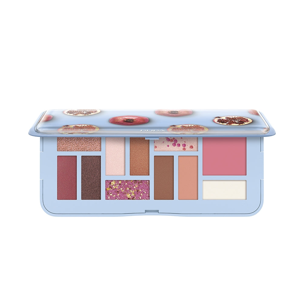 Pupa Fruit&Sweet Palette M 007 Light Blue Pomegranate-2