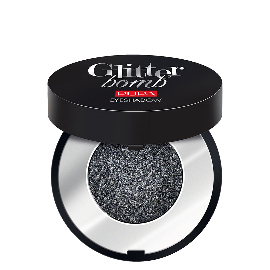 Pupa Glitter Bomb Eyeshadow 090 Midnight Black