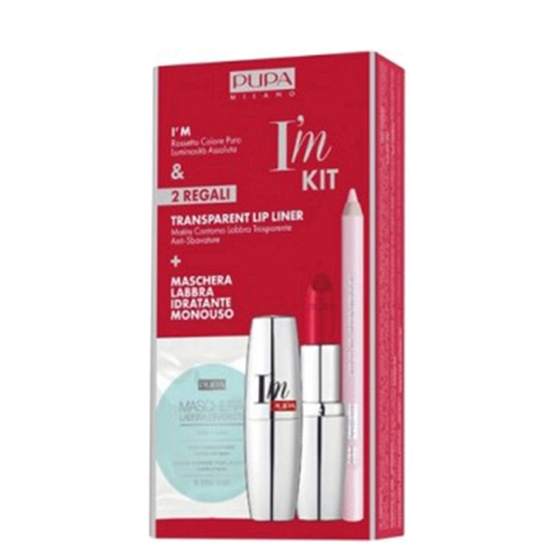 Pupa Kit Labbra I'm 314  True Red