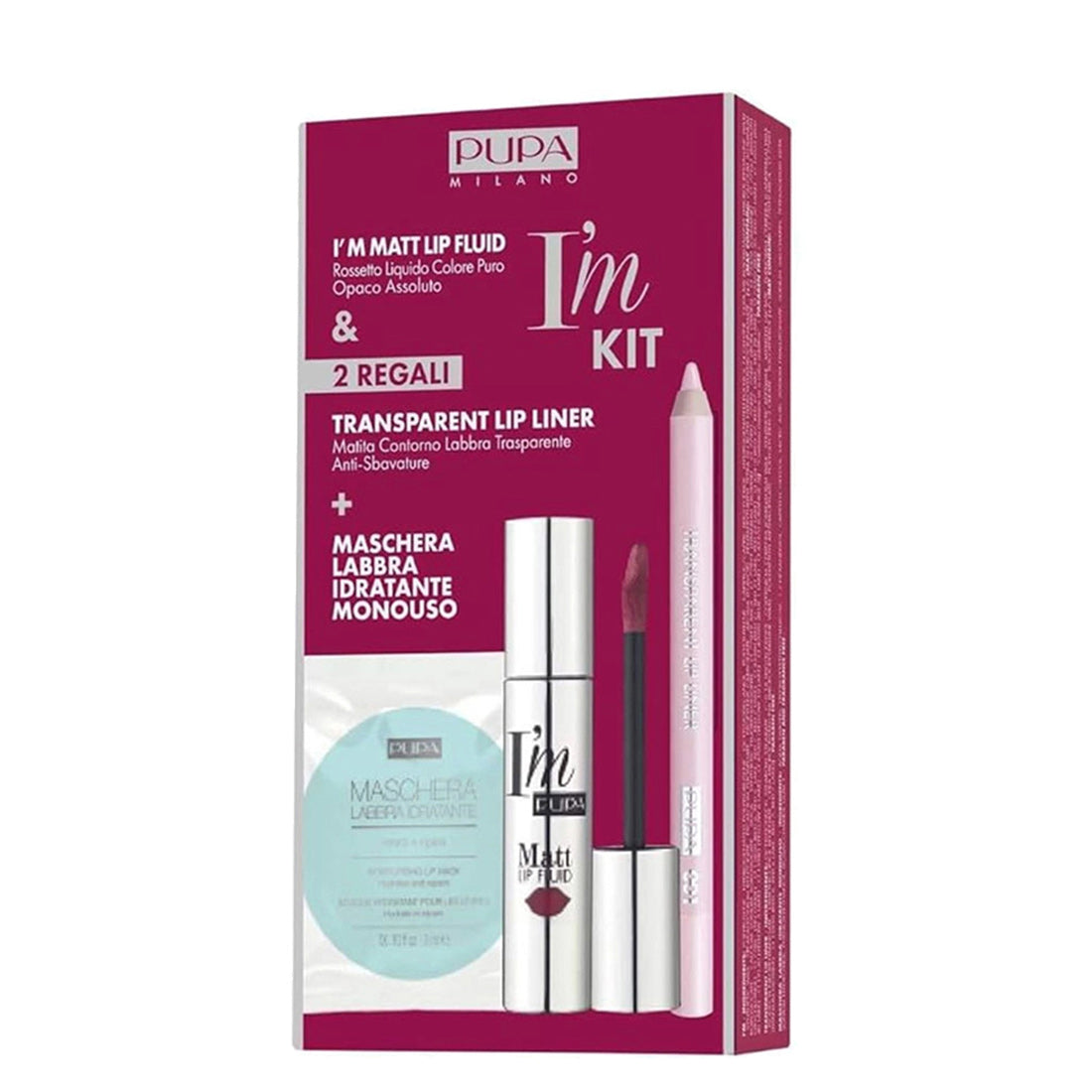 Pupa Kit Labbra I'm Matt 071 True Red