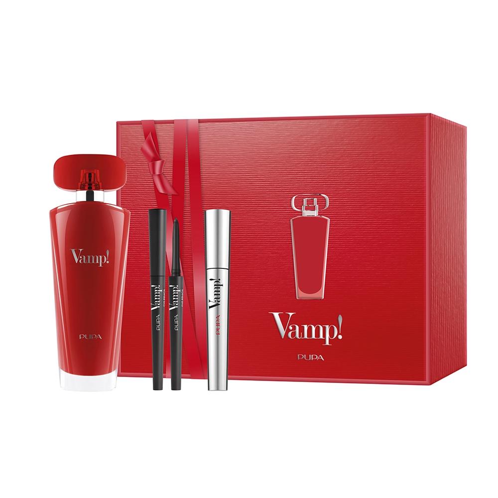 Pupa Kit Vamp! Eau de Parfum Red + Vamp! Mascara + Vamp! Eye Pencil