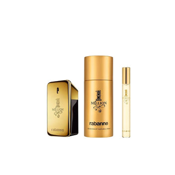 RABANNE 1 Million Eau De Toilette + Deodorante Spray + Travel Spray Set -2