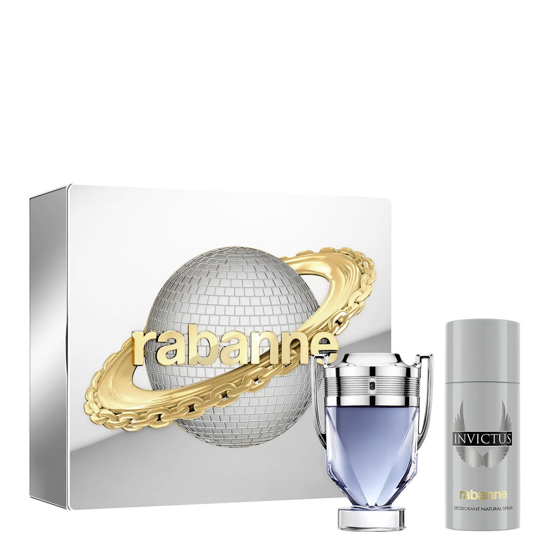 RABANNE Invictus Eau De Toilette + Deodorante Spray Set 