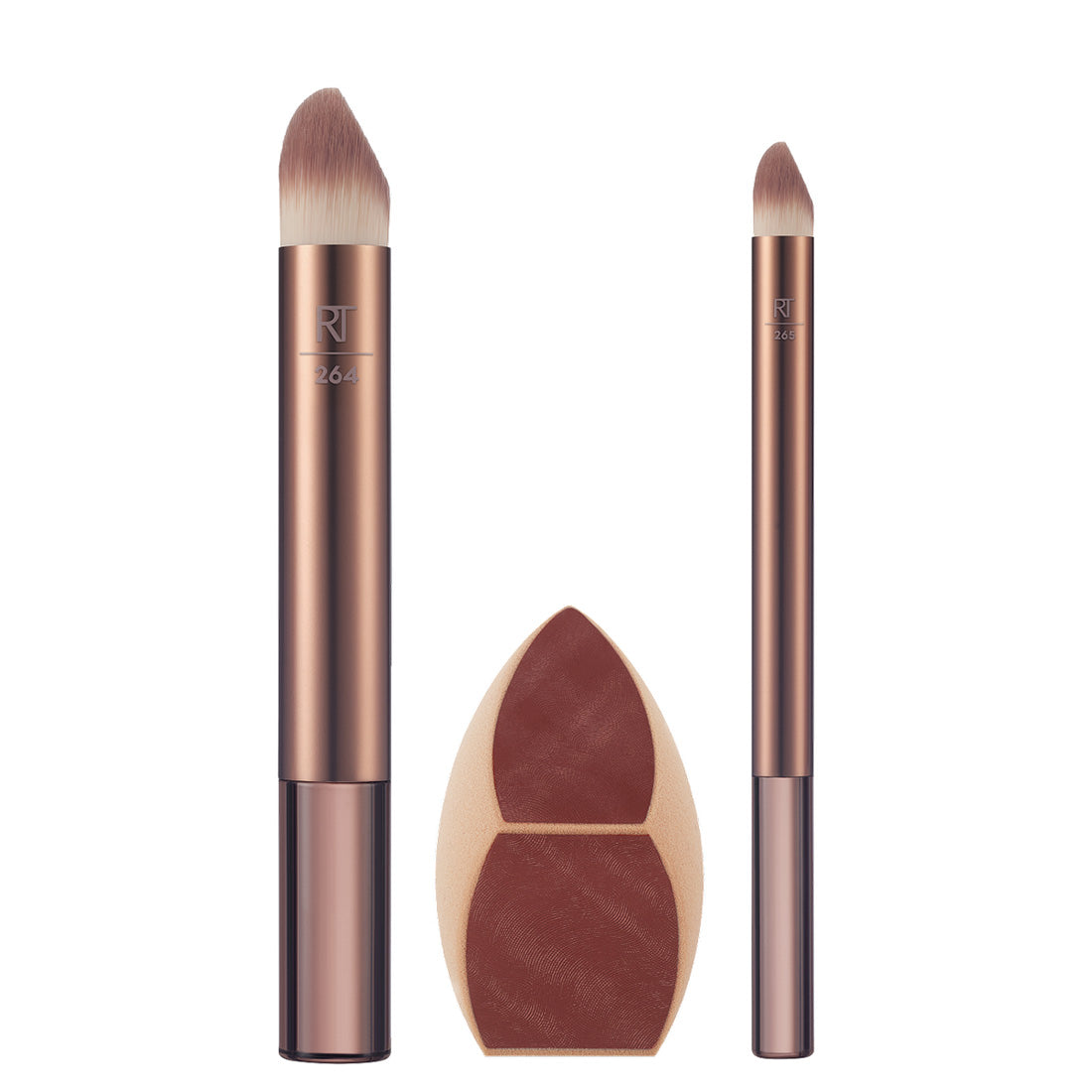 Real Techniques Make Up Saver Sponge + Brush Trio 