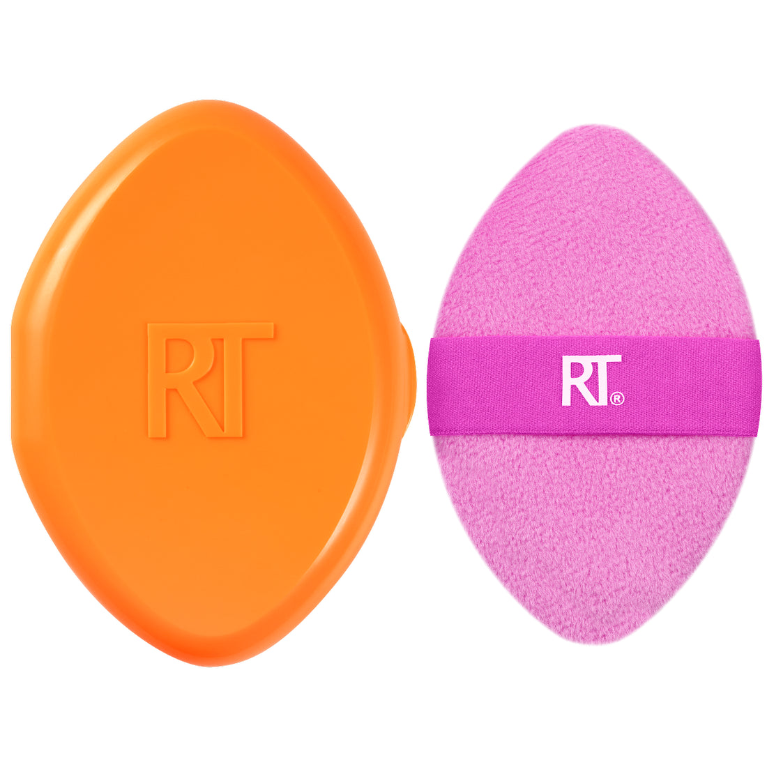 Real Techniques Miracle 2 In 1 Powder Puff + Travel Case -2