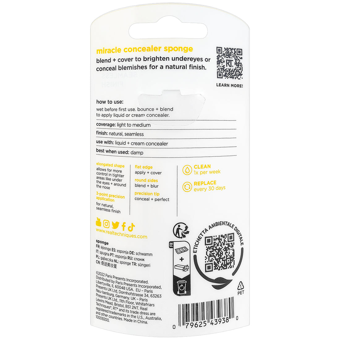 Real Techniques Miracle Concealer Sponge -3