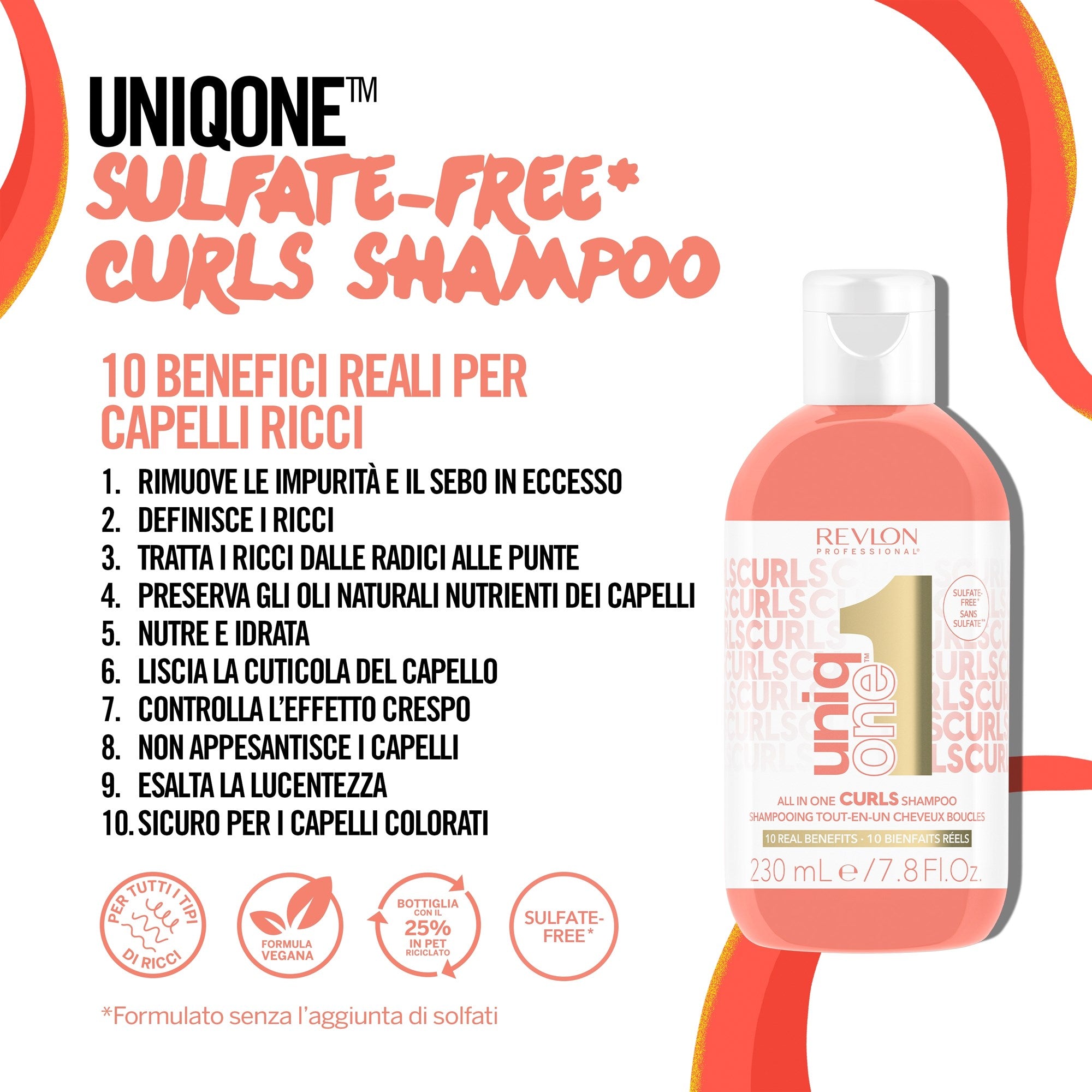 Revlon Professional Uniqone Curls Shampoo-2