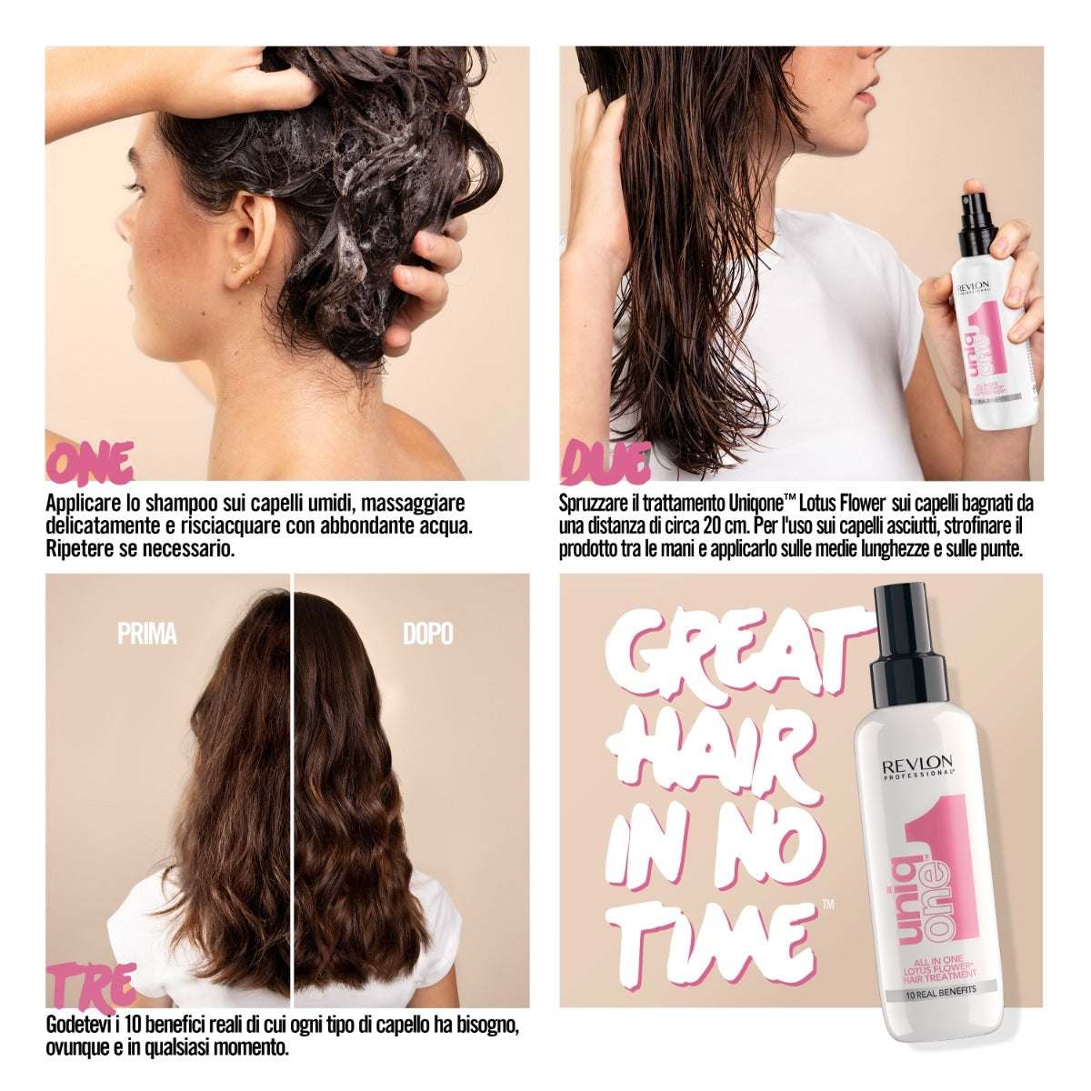 Revlon Professional Uniqone Hair Treatment Lotus-3
