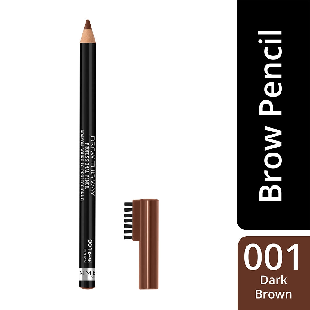Rimmel Brow This Way 001 Dark Brown-5