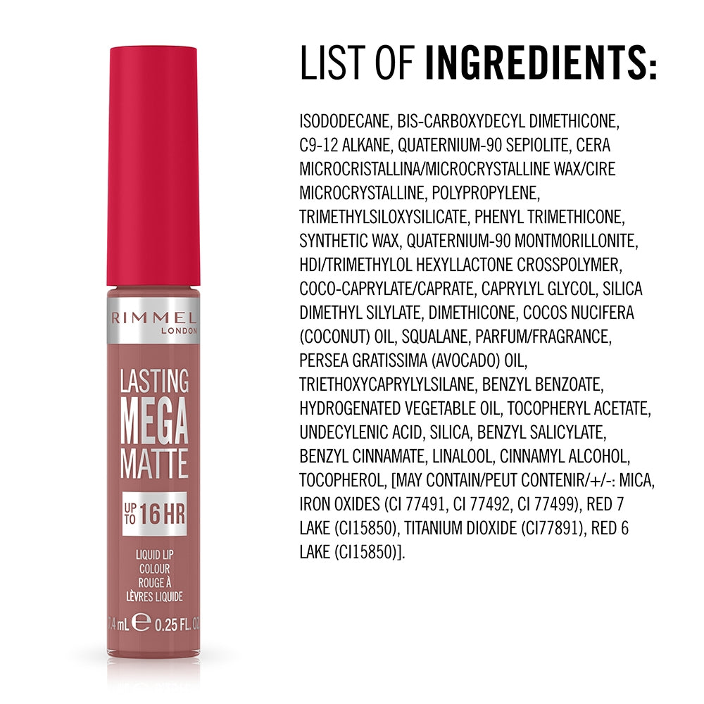 Rimmel Lasting Mega Matte 709 Strapless-4