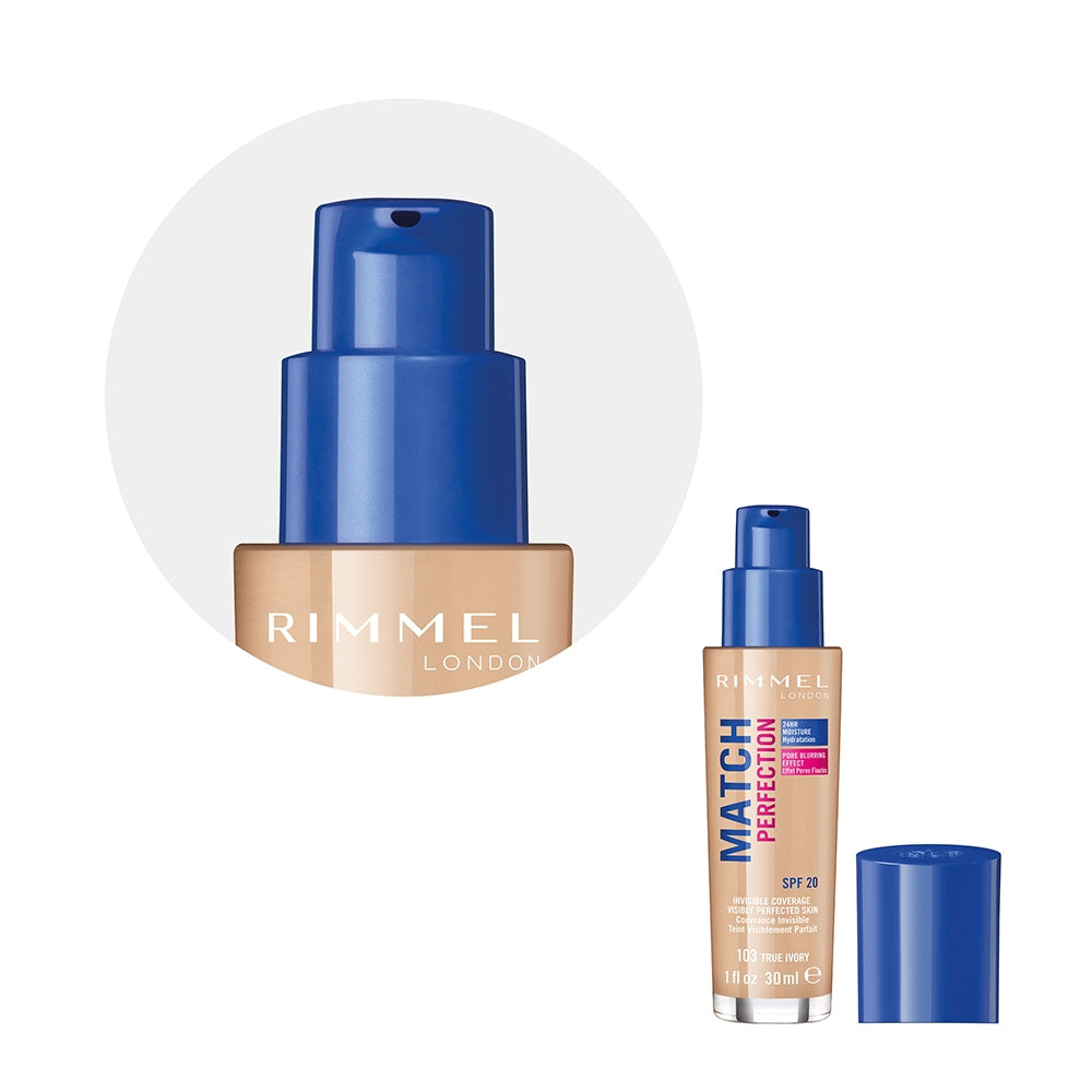 Rimmel Match Perfection 103 True Ivory SPF20-3