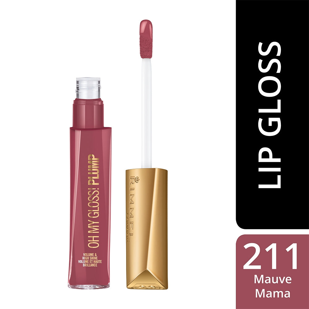 Rimmel Oh My Gloss Plump! 211 Mauve Mama-4