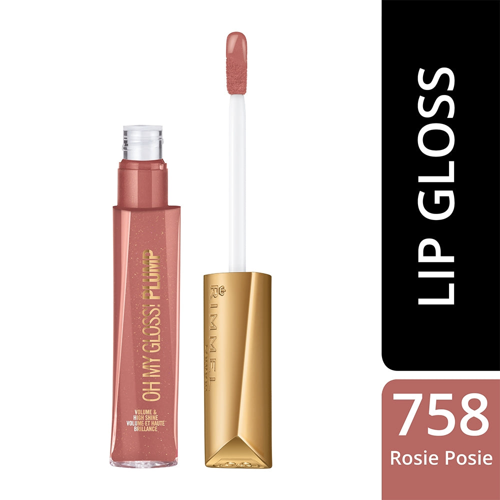 Rimmel Oh My Gloss Plump! 758 Rosie Posie-4