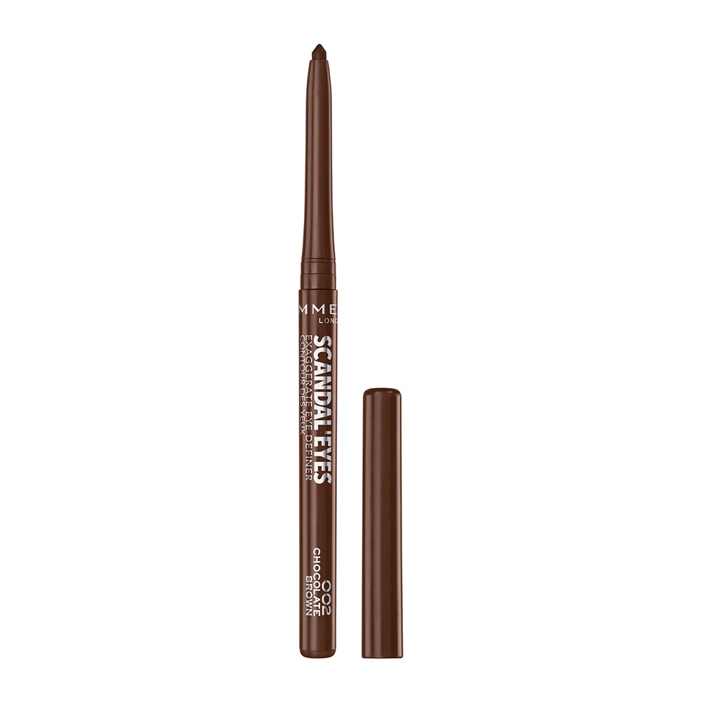 Rimmel Scandaleyes Exaggerate 002 Chocolate Brown Waterproof-2