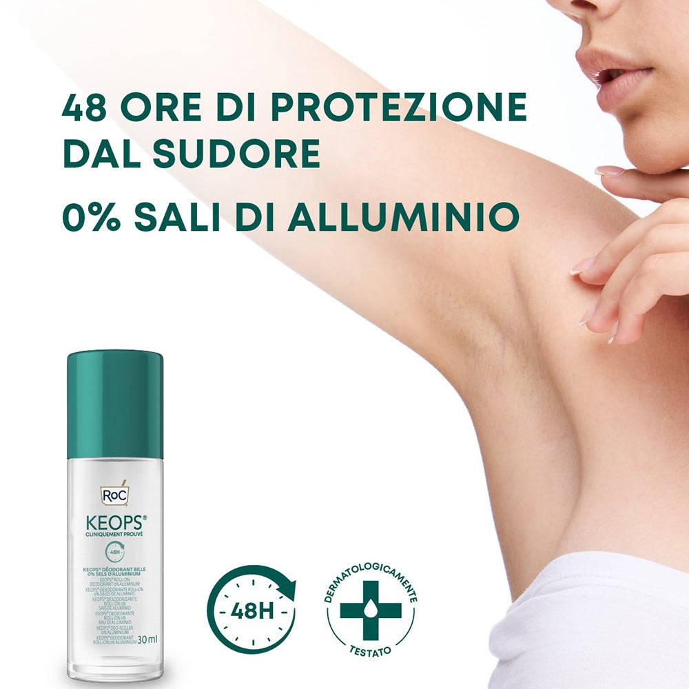 Roc Keops Deodorante Roll-On 48H 0% Aluminum-3