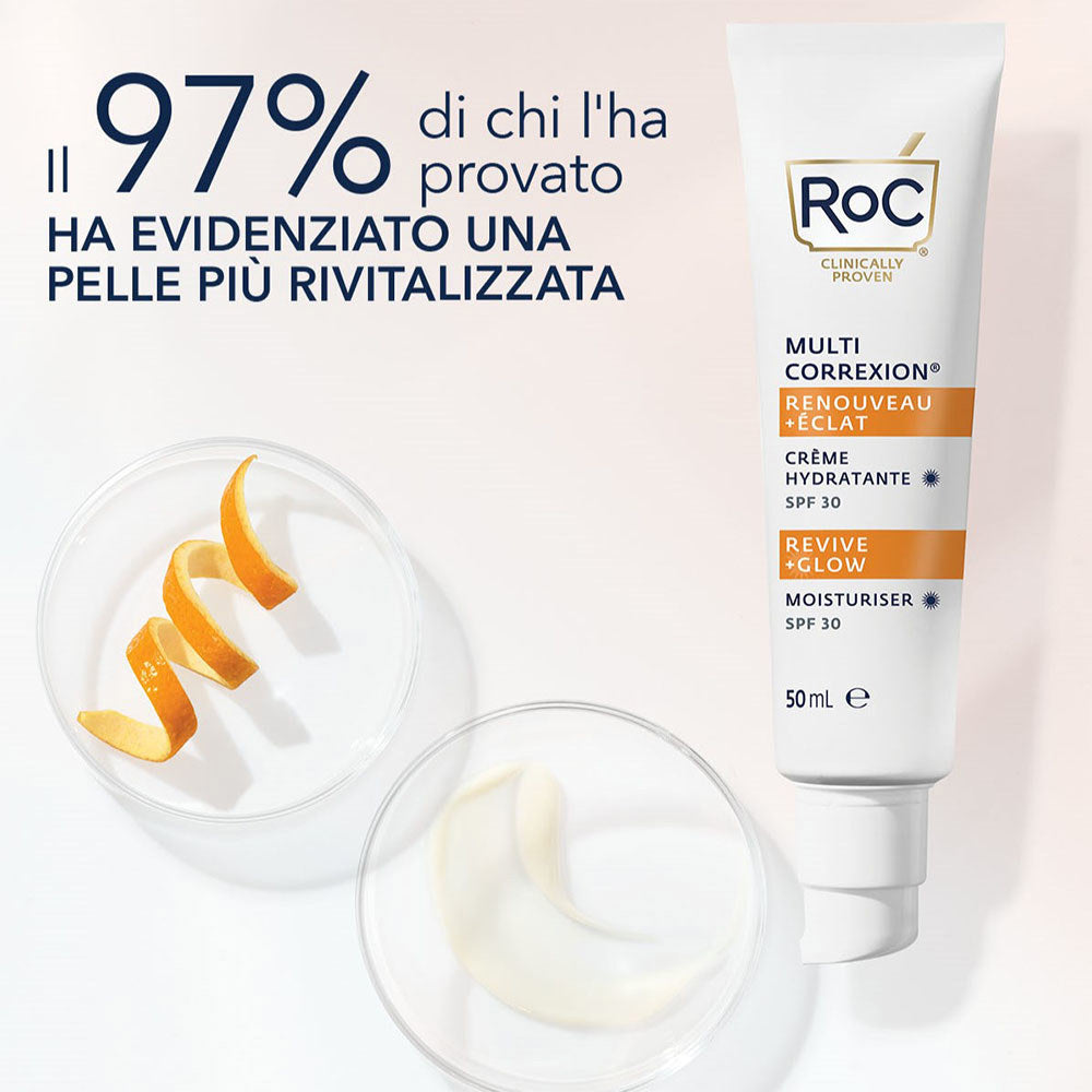 Roc Multi Correxion Renouveau + Éclat Crème Hydratante SPF30-2