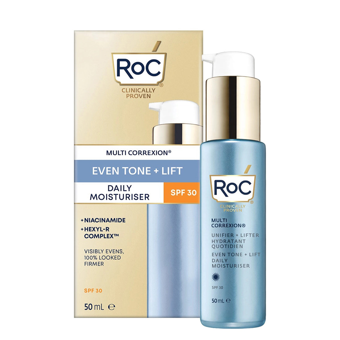 Roc Multi Correxion Unifier + Lifter Hydratant Quotidien SPF30