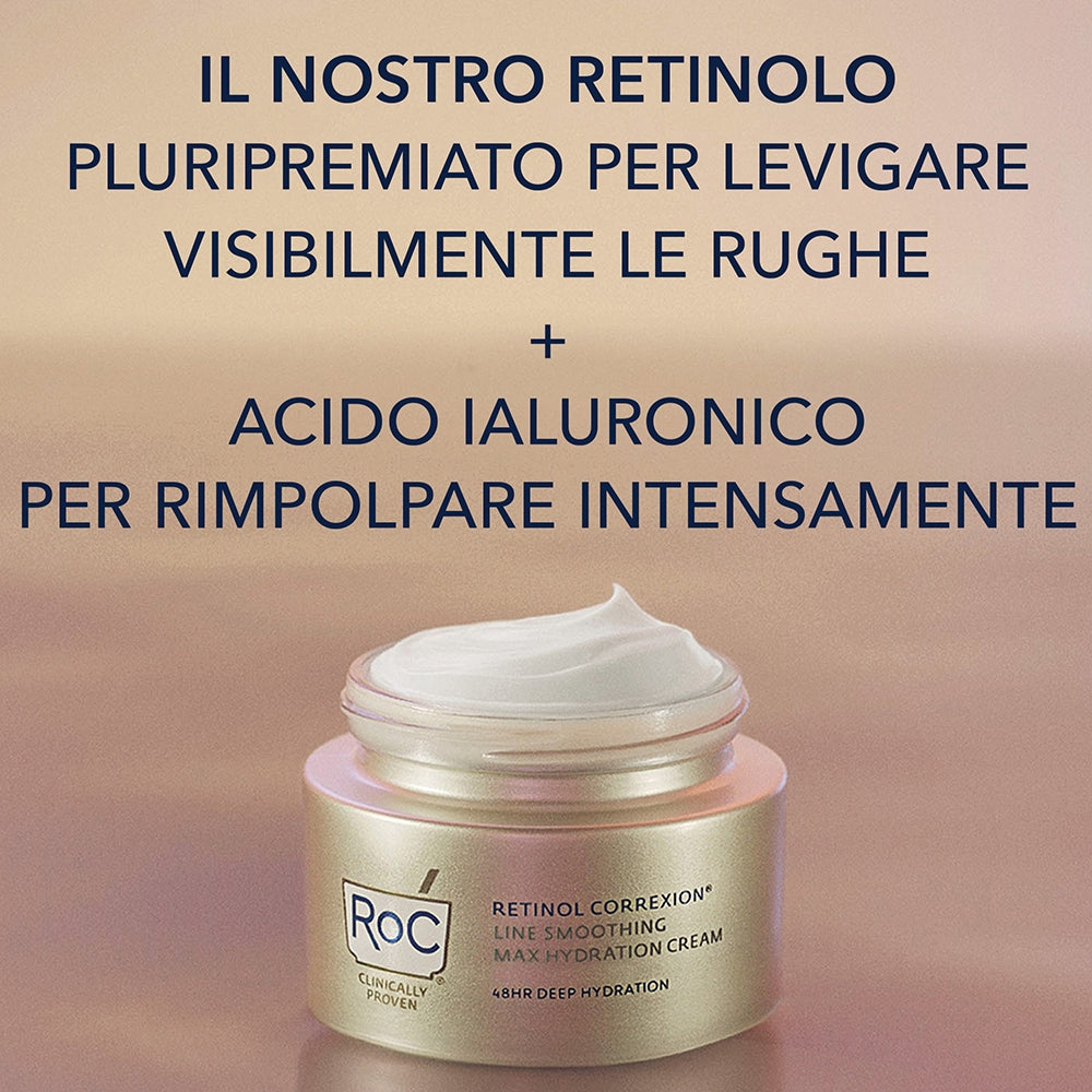 Roc Retinol Correxion Soin Lissant Crème Hydratation Maximale-2