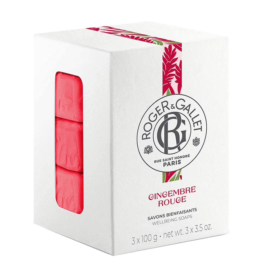 Roger&Gallet Gingembre Rouge Savons Parfumés