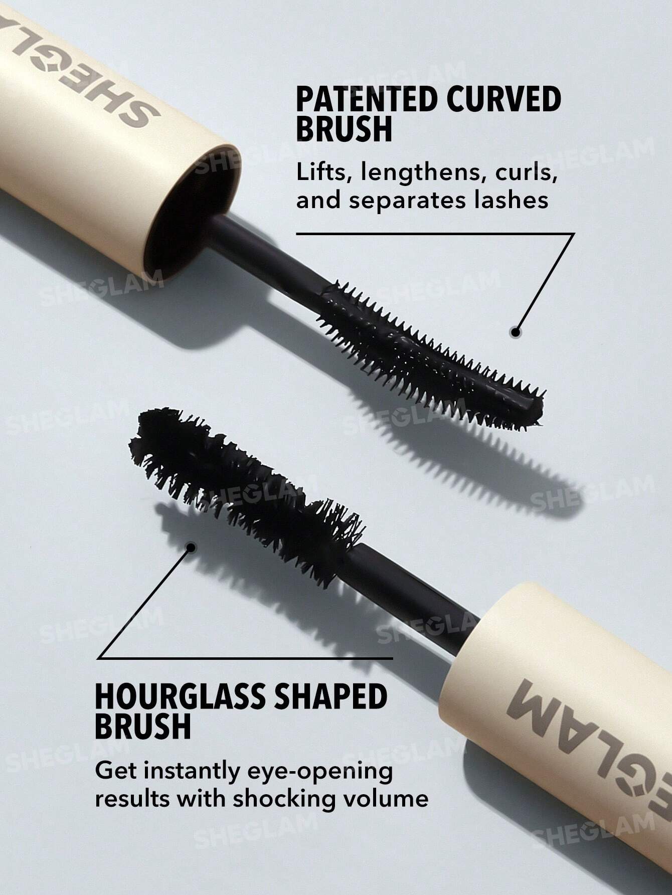SHEGLAM All In One Volume & Length Washable Black-2