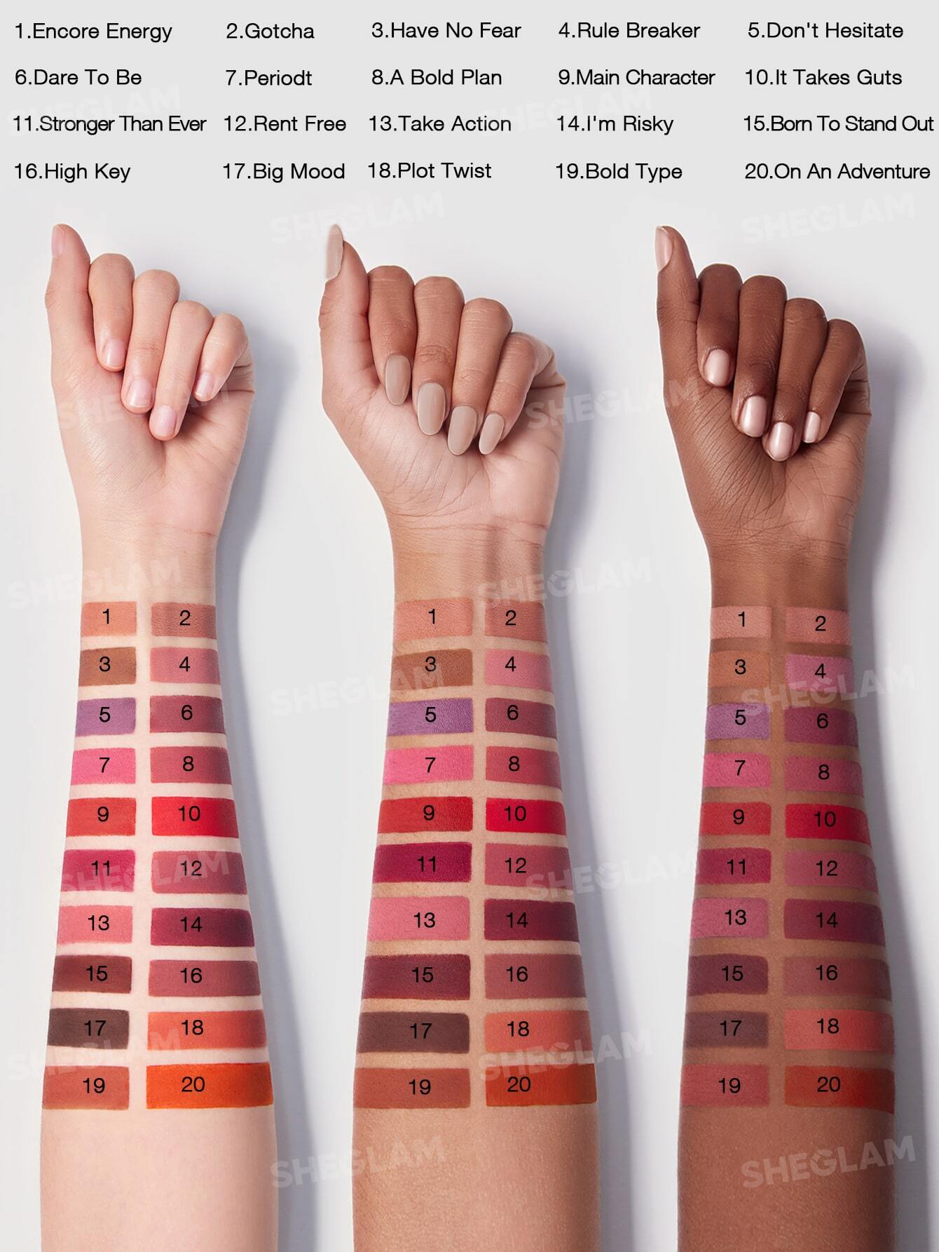 SHEGLAM Dynamatte Boom Long Lasting Matte Lipstick Encore Energy-4