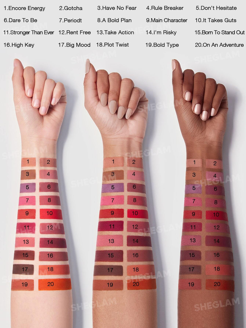 SHEGLAM Dynamatte Boom Long Lasting Matte Lipstick Encore Energy-4