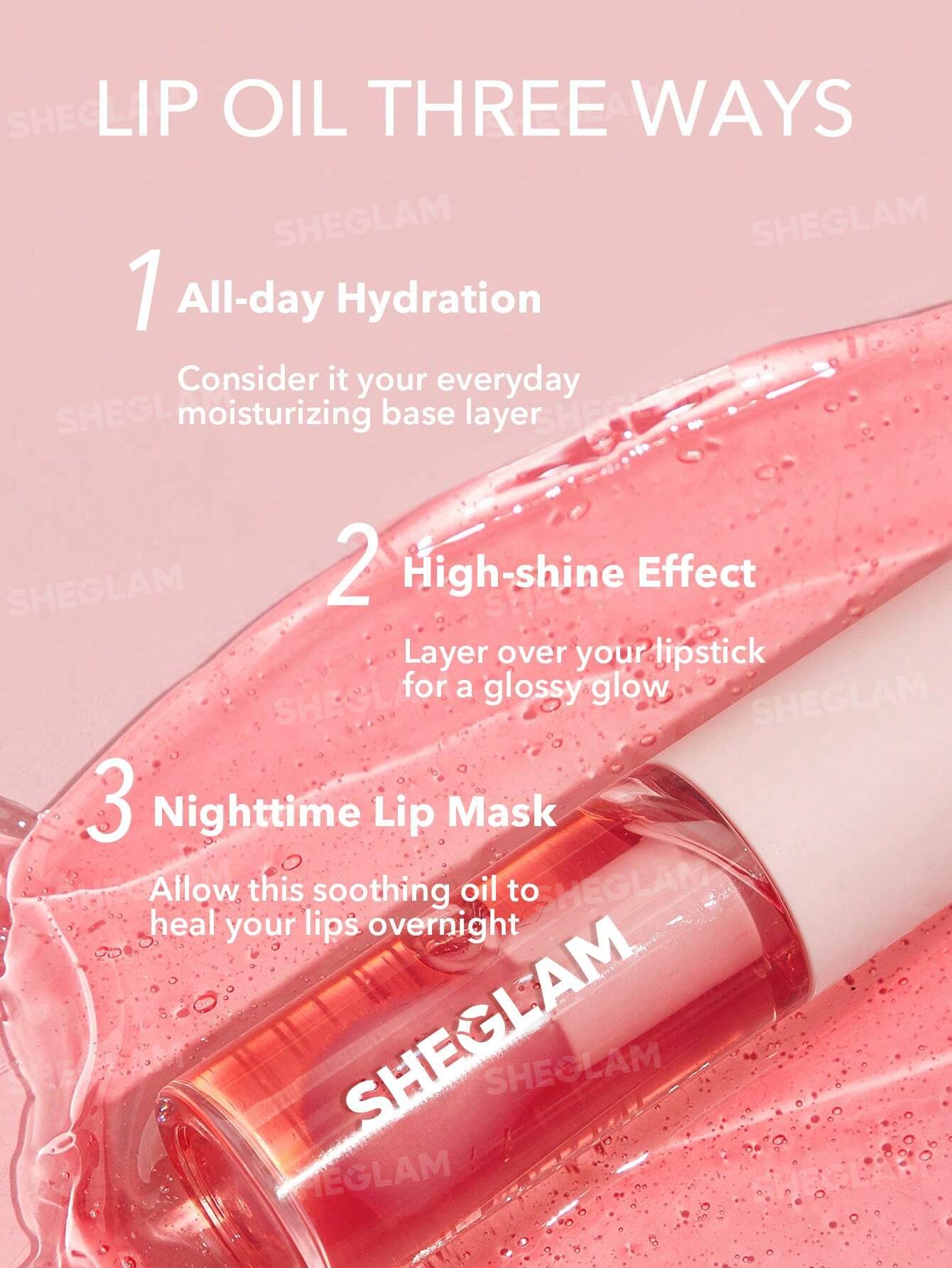 SHEGLAM Jelly Wow Hydrating Lip Oil Berry Involved-2