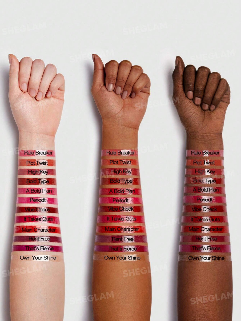 SHEGLAM Mirror Kiss High Shine Lipstick Own Your Shine-4