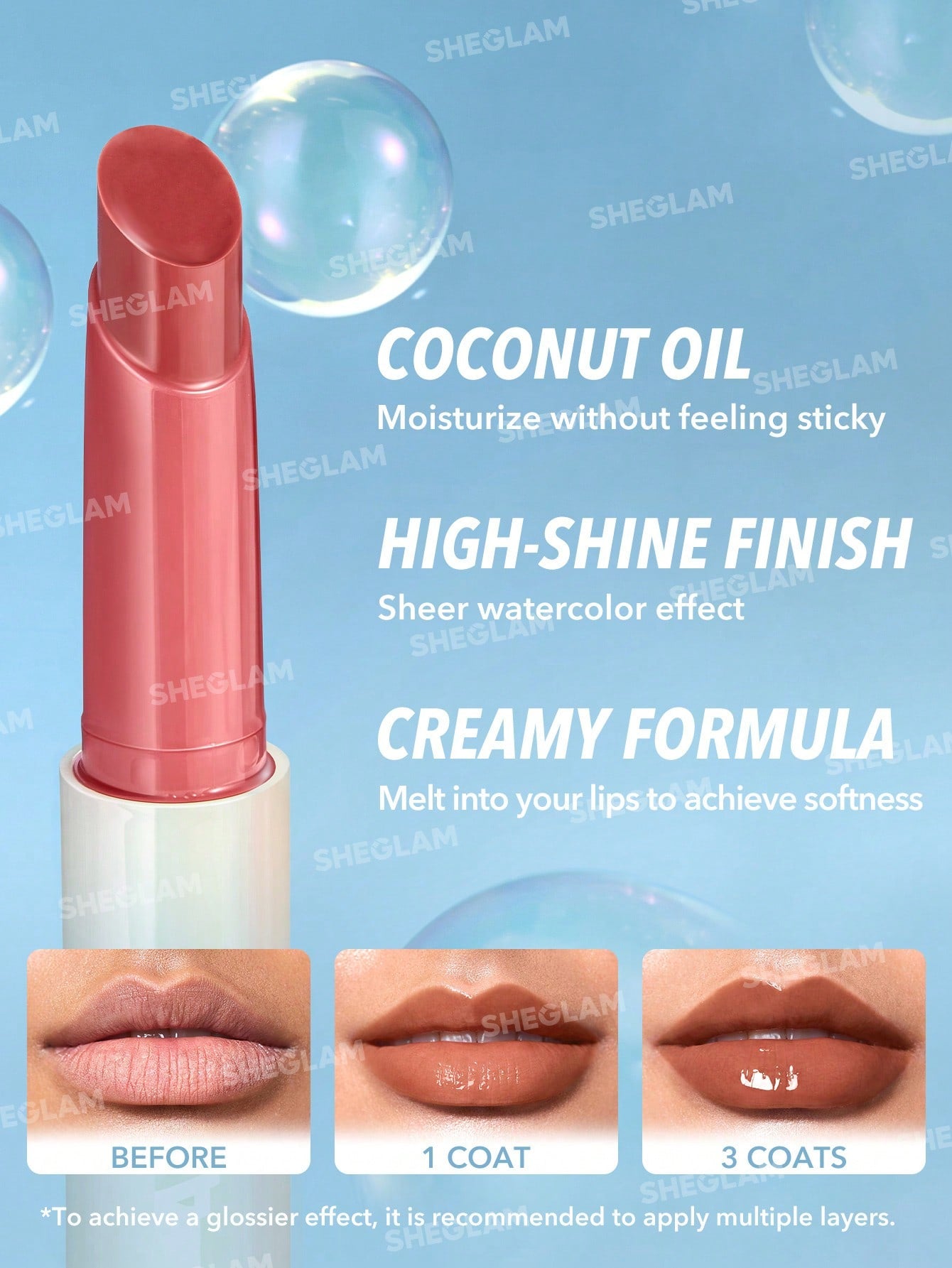 SHEGLAM Pout Perfect Shine Lip Plumper Sepia Kiss-2
