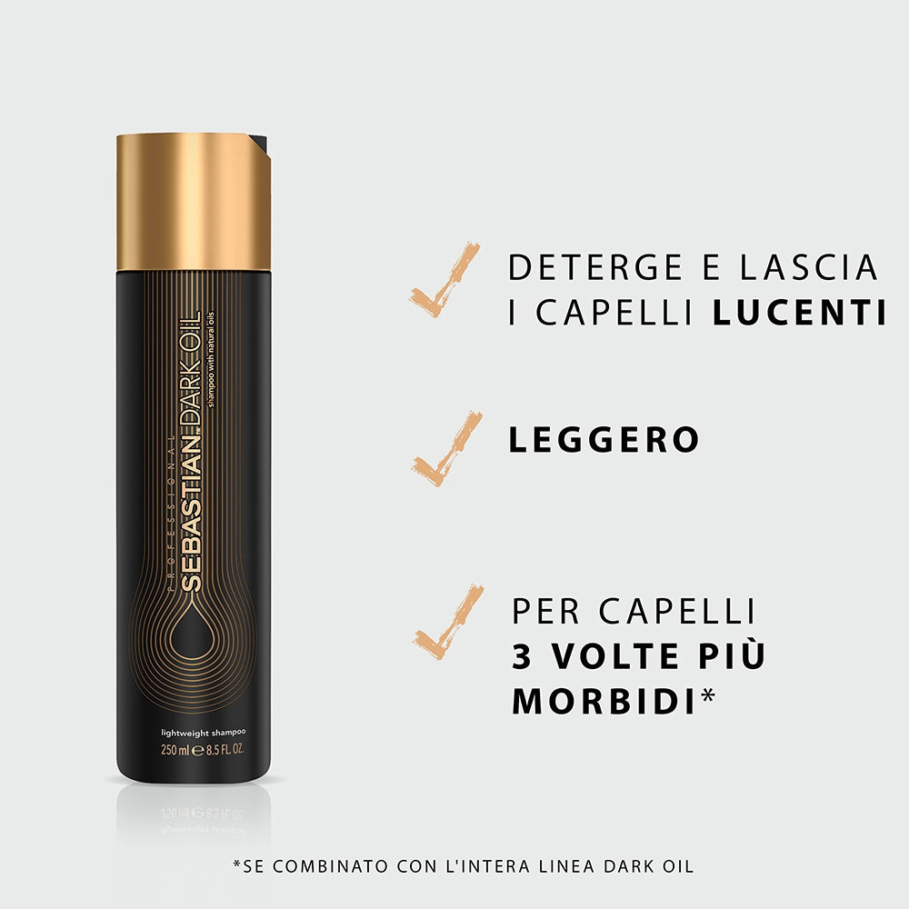Sebastian Professional Dark Oil Lightweight Shampoo-3