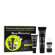 Shills Purifying Blackhead Removing Travel Kit Gel Ammorbidente 5ml+Maschera 15ml+Tonico 10ml