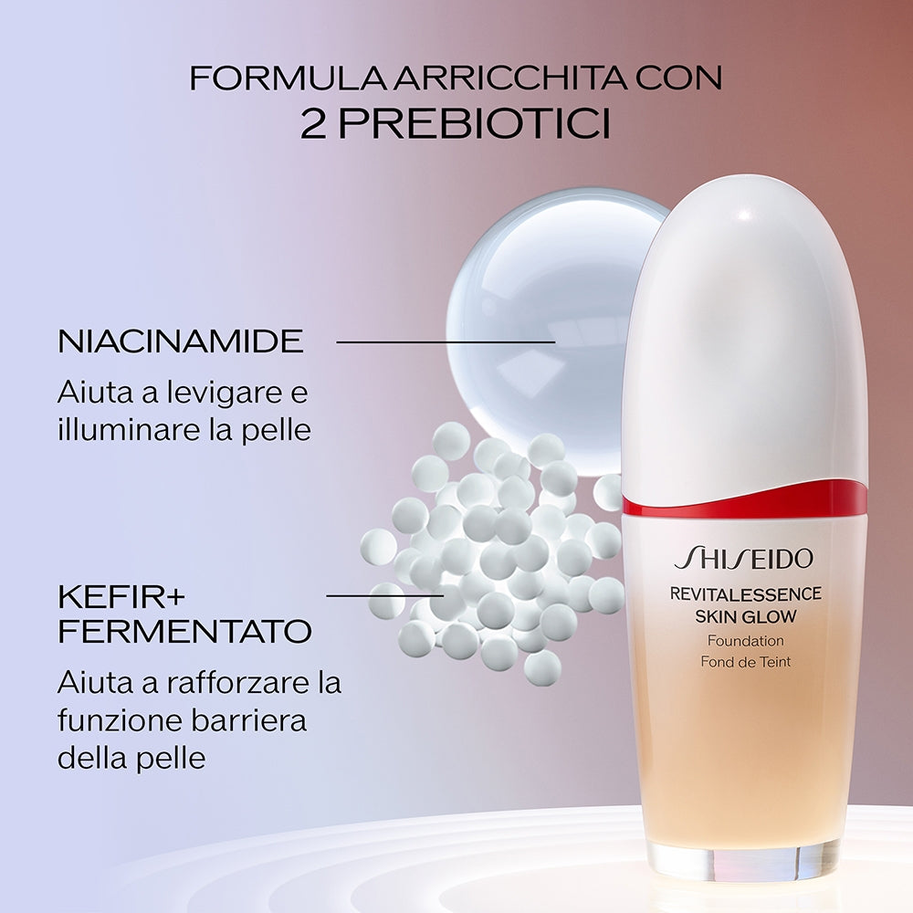 Shiseido Revitalessence Skin Glow Foundation 420 Bronze SPF30-3