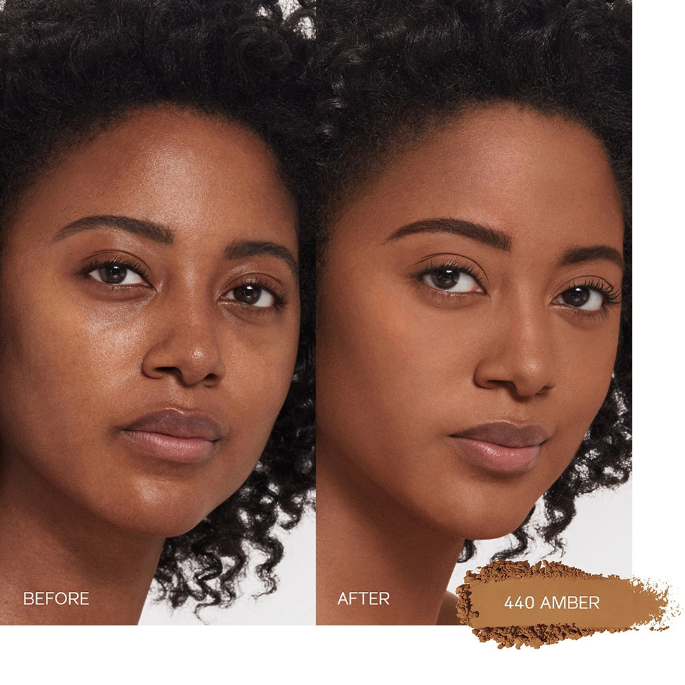 Shiseido SYNCHRO SKIN SELF-REFRESHING CUSTOM FINISH POWDER FOUNDATION 440 Amber-3