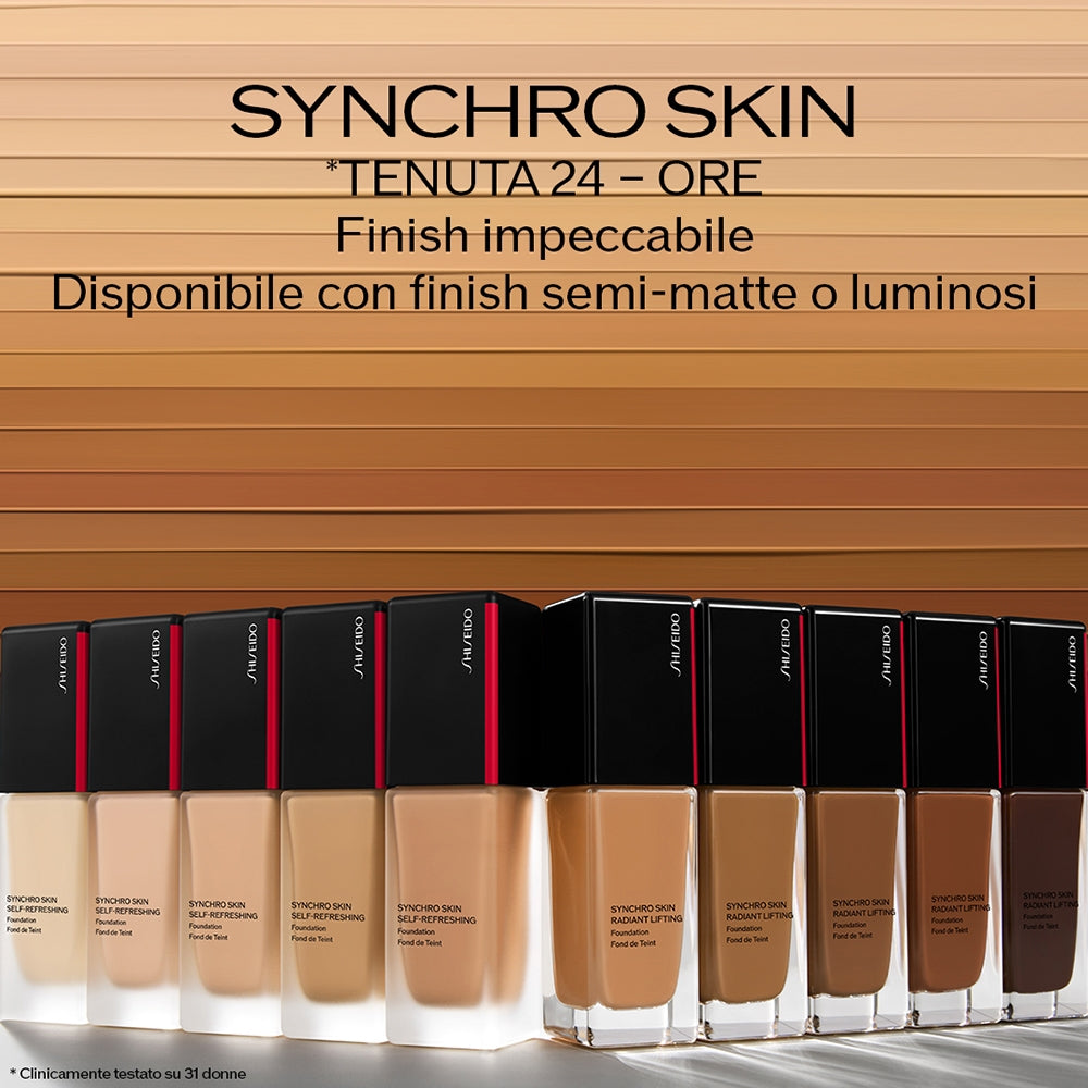 Shiseido Synchro Skin Radiant Lifting Foundation SPF30 340 Oak-4