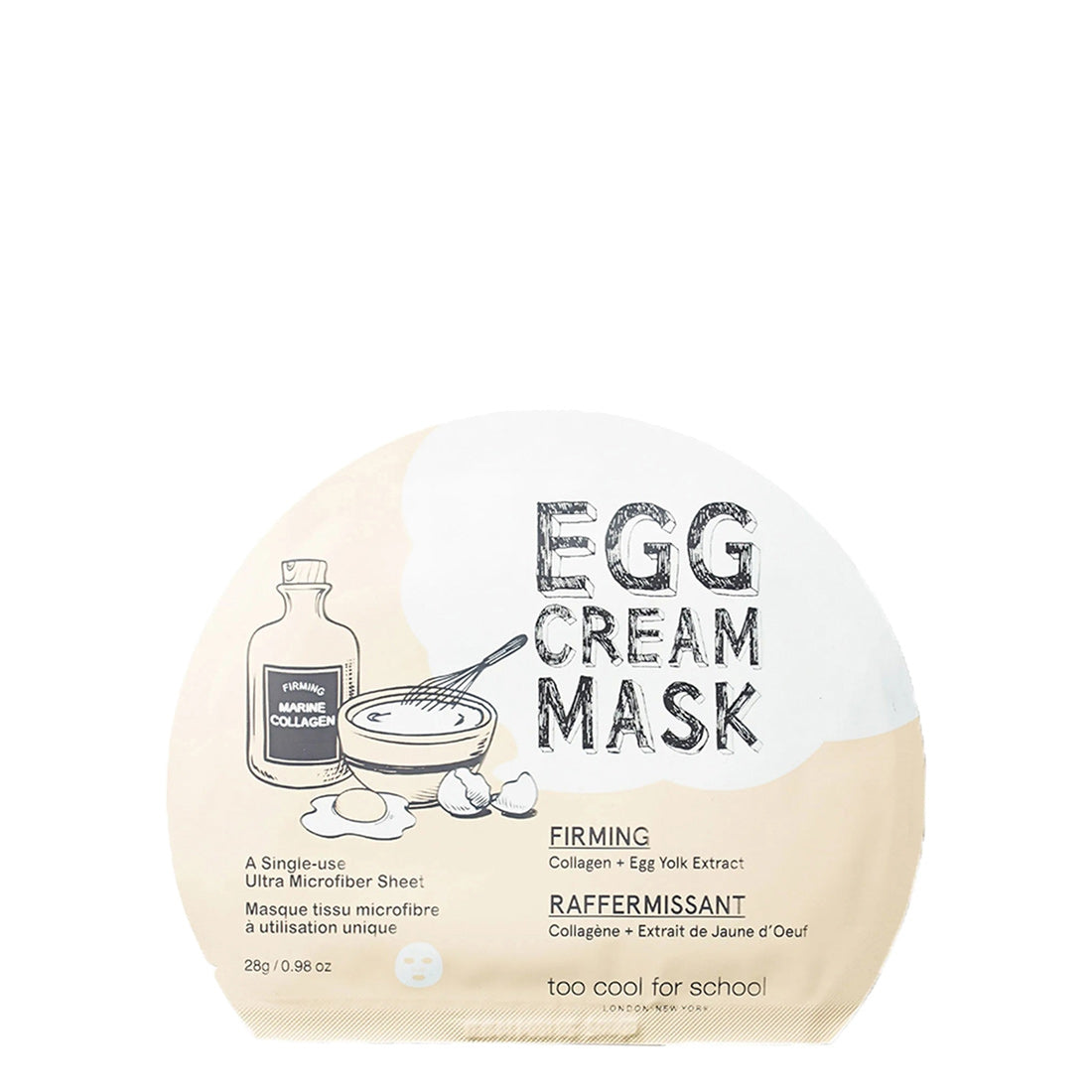 Too Cool For School Egg Cream Mask Firming