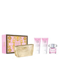 VERSACE Bright Crystal Eau De Toilette + Shower Gel + Body Lotion + Pochette Set 